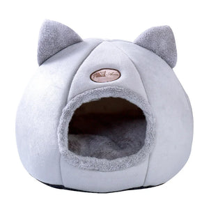 Cozy Plush Cat House for Ultimate Comfort and Warmth